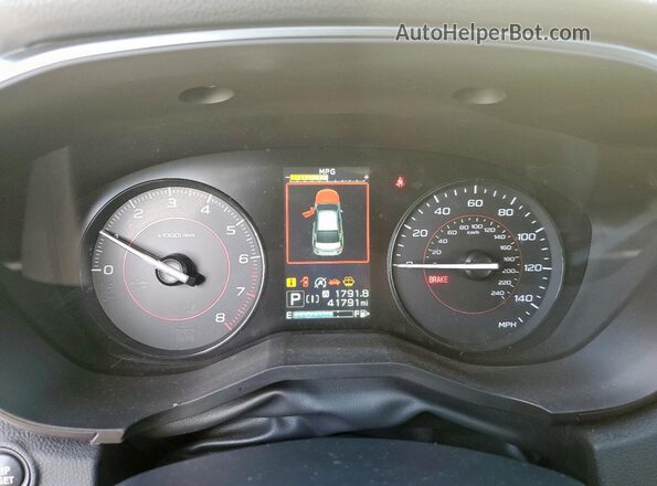 JF2GTAPC7P8277169 2023 SUBARU CROSSTREK Tan Widok zestawu wskaźników