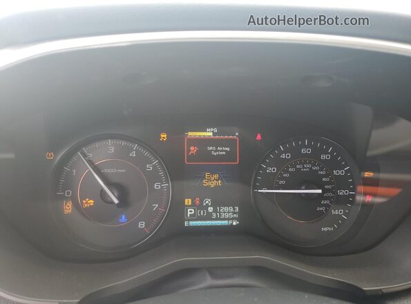 JF2GTAPC9N8278823 2022 SUBARU CROSSTREK Белый Вид щитка приборов