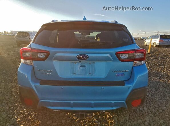 JF2GTDEC7LH228620 2020 SUBARU CROSSTREK Blue უკანა ხედი