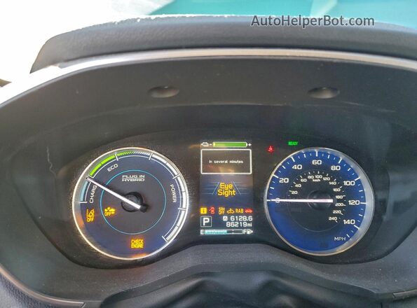 JF2GTDEC7LH228620 2020 SUBARU CROSSTREK Blue ხელსაწყოთა პანელის ხედი