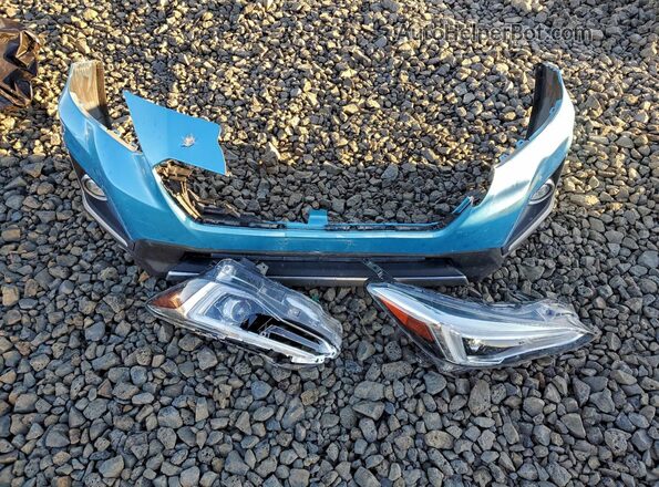 JF2GTDEC7LH228620 2020 SUBARU CROSSTREK Blue VIN კოდის სტიკერის ხედი