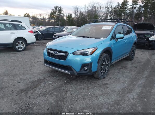 JF2GTDEC9KH286808 2019 SUBARU CROSSTREK HYBRID Blue Przód lewy