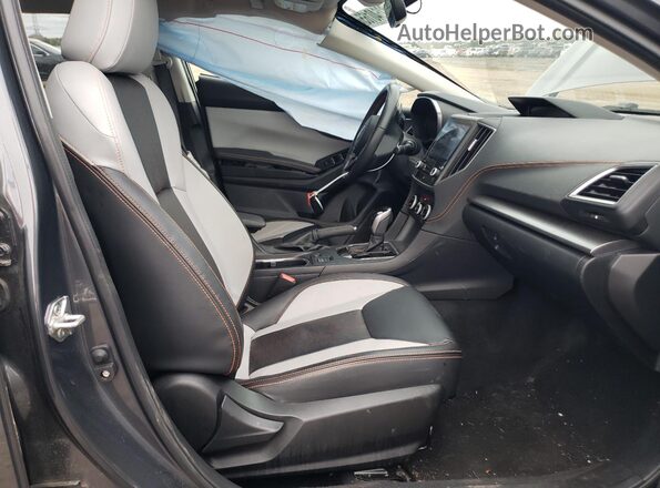 JF2GTHMC0NH285592 2022 SUBARU CROSSTREK Charcoal Вид салону спереду