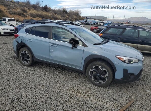 JF2GTHMC1N8254822 2022 SUBARU CROSSTREK Blue Delantero derecho