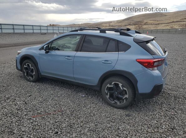 JF2GTHMC1N8254822 2022 SUBARU CROSSTREK Blue Trasero izquierdo