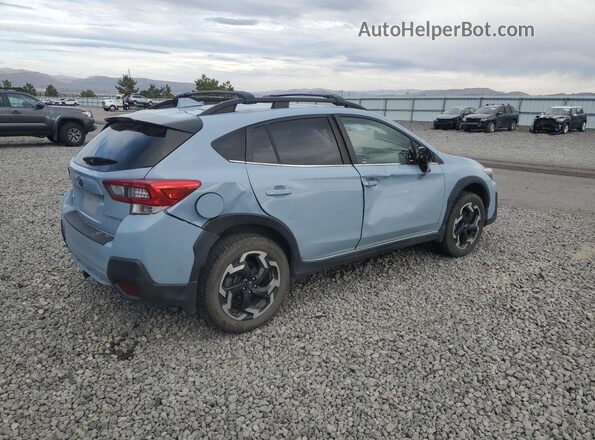 JF2GTHMC1N8254822 2022 SUBARU CROSSTREK Blue Trasero derecho