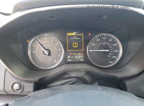 JF2GTHMCXNH204968 2022 SUBARU CROSSTREK Blue Вид щитка приладів