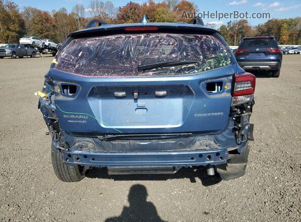 JF2GTHMCXNH204968 2022 SUBARU CROSSTREK Blue Вид ззаду