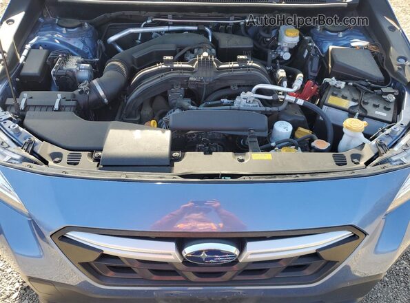 JF2GTHMCXNH204968 2022 SUBARU CROSSTREK Blue Вид задньої частини салону