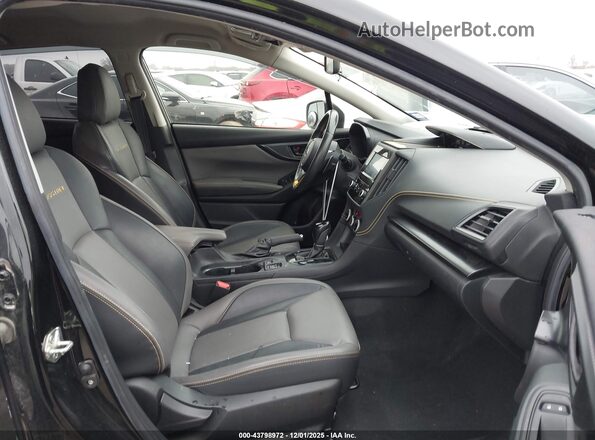 JF2GTHRC4NH239756 2022 SUBARU CROSSTREK Black Widok wnętrza z przodu