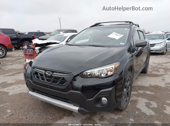 JF2GTHRC4NH239756 2022 SUBARU CROSSTREK Black Przód lewy