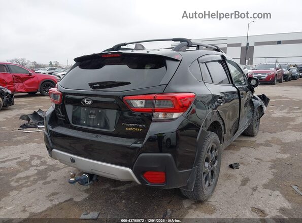 JF2GTHRC4NH239756 2022 SUBARU CROSSTREK Black Tył prawy