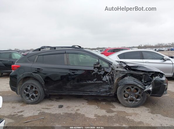 JF2GTHRC4NH239756 2022 SUBARU CROSSTREK Black Widok wnętrza z tyłu