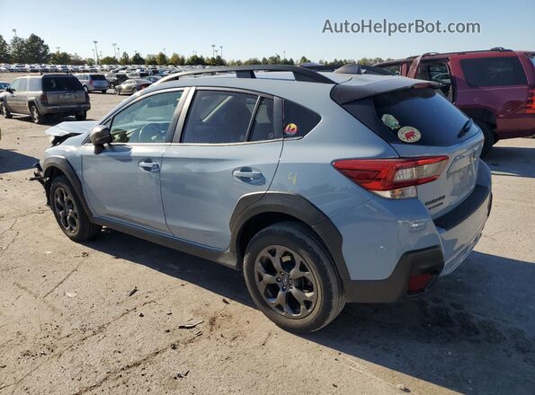 JF2GTHRC8NH206078 2022 SUBARU CROSSTREK Синий Задняя левая четверть