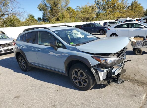 JF2GTHRC8NH206078 2022 SUBARU CROSSTREK Синий Передняя правая четверть