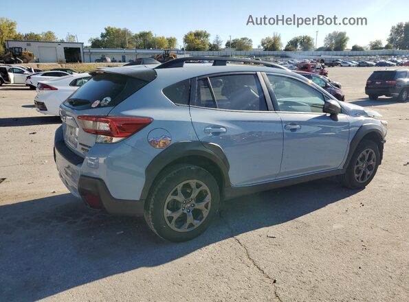 JF2GTHRC8NH206078 2022 SUBARU CROSSTREK Синий Задняя правая четверть