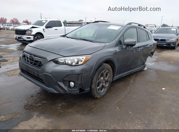 JF2GTHRCXPH308825 2023 SUBARU CROSSTREK Gray Передня ліва чверть