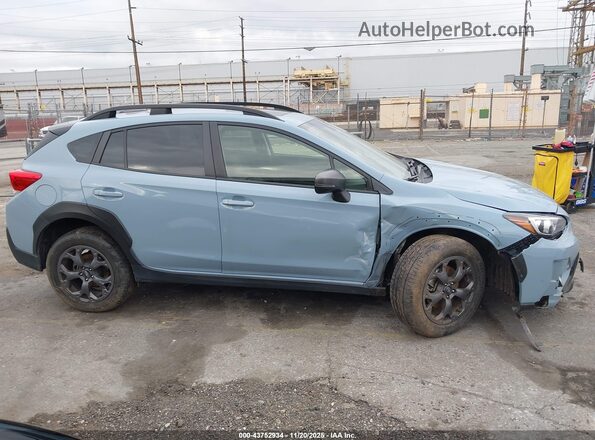JF2GTHSC0NH203637 2022 SUBARU CROSSTREK Синий Вид задней части салона