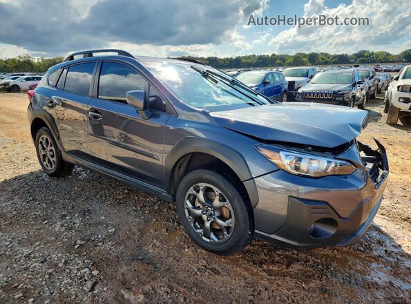 JF2GTHSC2NH218818 2022 SUBARU CROSSTREK Gray Przód prawy