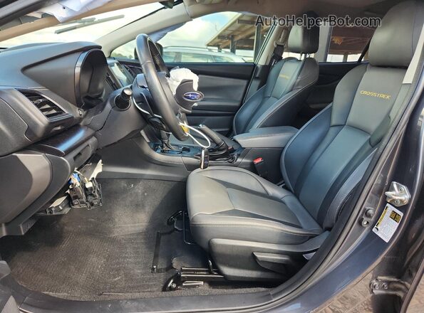 JF2GTHSC2NH218818 2022 SUBARU CROSSTREK Gray Widok wnętrza z przodu