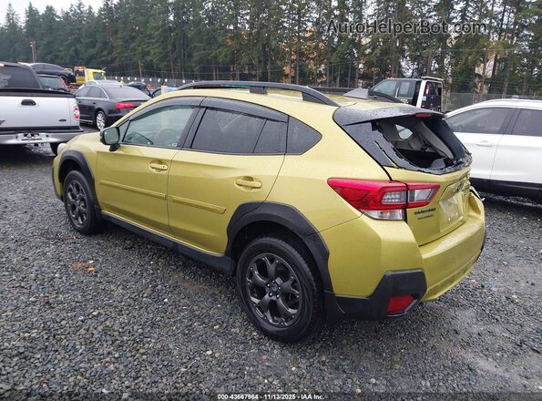 JF2GTHSC3NH263458 2022 SUBARU CROSSTREK Green Rear left