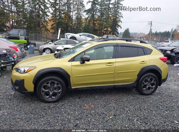 JF2GTHSC3NH263458 2022 SUBARU CROSSTREK Green 360 interior view