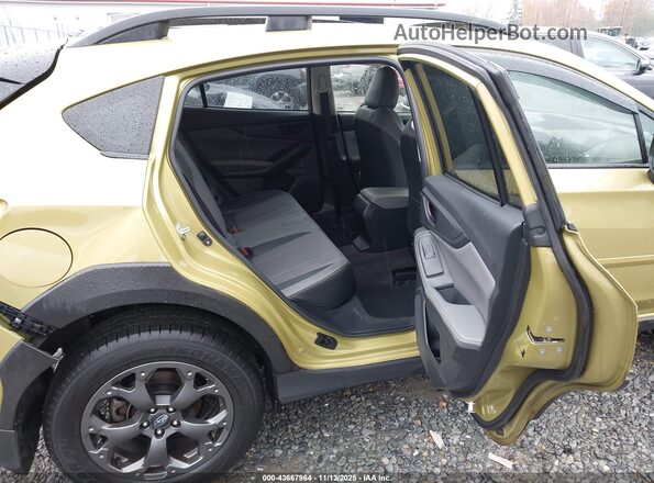 JF2GTHSC3NH263458 2022 SUBARU CROSSTREK Green VIN sticker view