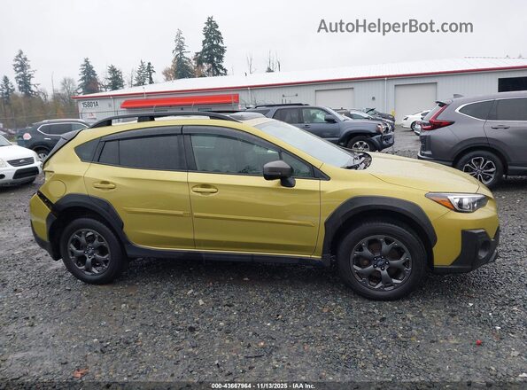 JF2GTHSC3NH263458 2022 SUBARU CROSSTREK Green Rear interior view