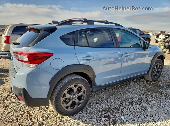 JF2GTHSC4NH221185 2022 SUBARU CROSSTREK Blue უკანა მარჯვენა