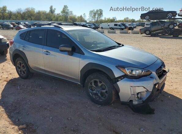 JF2GTHSC6NH281629 2022 SUBARU CROSSTREK Silver Przód prawy