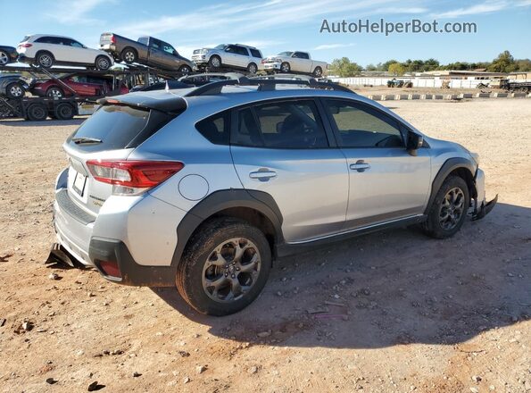 JF2GTHSC6NH281629 2022 SUBARU CROSSTREK Silver Tył prawy