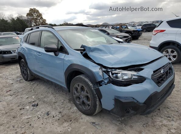 JF2GTHSC6PH242980 2023 SUBARU CROSSTREK Синий Передняя правая четверть