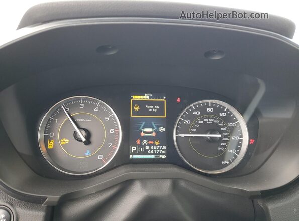 JF2GTHSC6PH242980 2023 SUBARU CROSSTREK Синий Вид щитка приборов