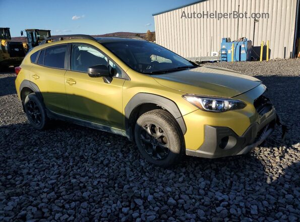 JF2GTHSC8NH272589 2022 SUBARU CROSSTREK Green წინა მარჯვენა