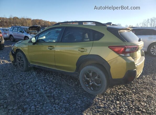 JF2GTHSC8NH272589 2022 SUBARU CROSSTREK Green უკანა მარცხენა