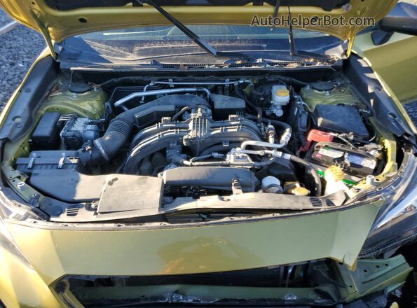 JF2GTHSC8NH272589 2022 SUBARU CROSSTREK Green უკანა სალონის ხედი
