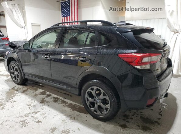 JF2GTHSC8PH224285 2023 SUBARU CROSSTREK Black Задня ліва чверть