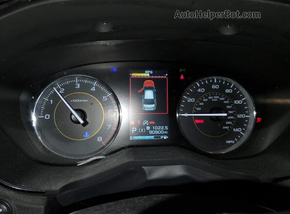JF2GTHSC8PH224285 2023 SUBARU CROSSTREK Black Вид щитка приладів
