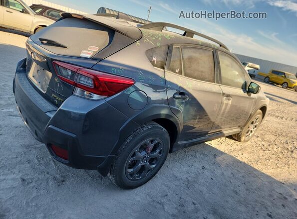 JF2GTHSC9NH206293 2022 SUBARU CROSSTREK Gray Trasero derecho