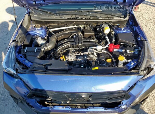 JF2GUABC1SH221094 2025 SUBARU CROSSTREK Blue Vista del compartimento del motor
