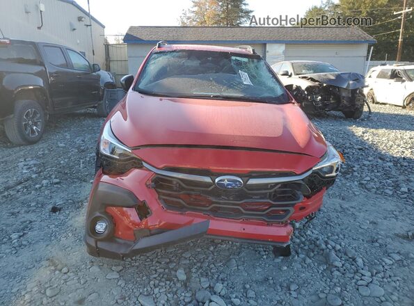 JF2GUHDC7S8232428 2025 SUBARU CROSSTREK Red Vista frontal