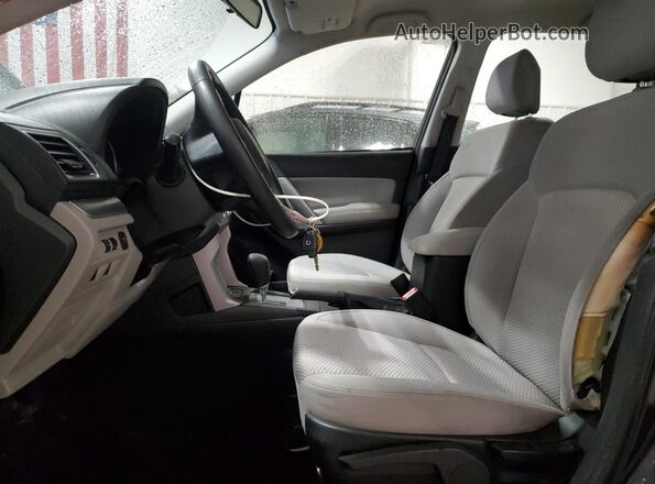 JF2SJABC1JH449825 2018 SUBARU FORESTER 2.5 Gray წინა სალონის ხედი
