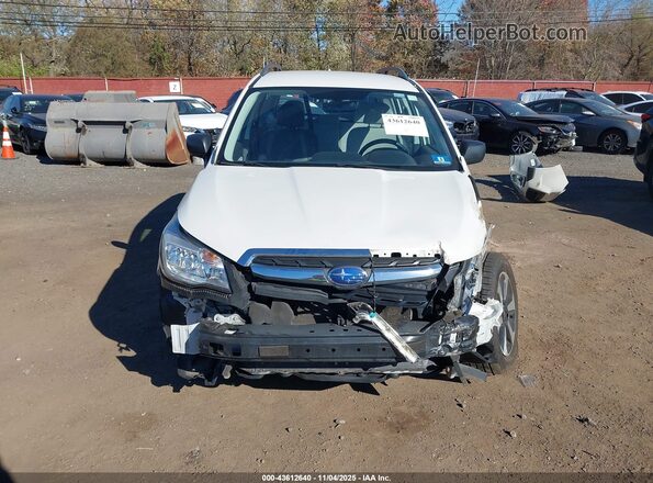 JF2SJABC6JH607768 2018 SUBARU FORESTER 2.5 White 