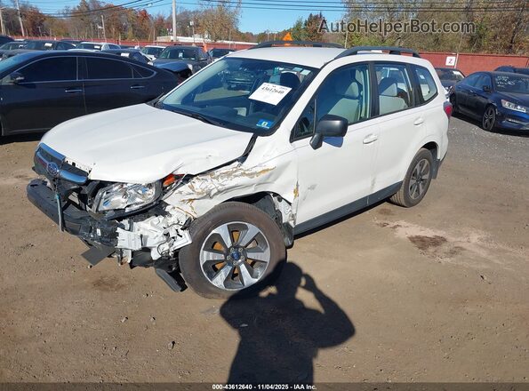 JF2SJABC6JH607768 2018 SUBARU FORESTER 2.5 White 