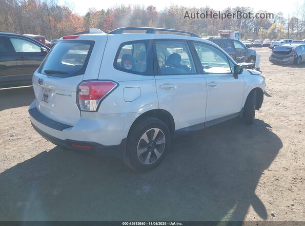 JF2SJABC6JH607768 2018 SUBARU FORESTER 2.5 White 