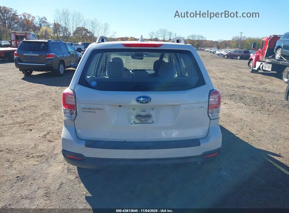 JF2SJABC6JH607768 2018 SUBARU FORESTER 2.5 White 