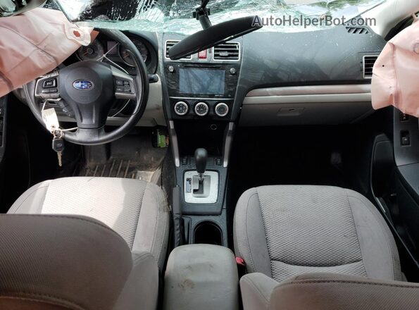 JF2SJAFC1GH463565 2016 SUBARU FORESTER 2.5 Red Dashboard view