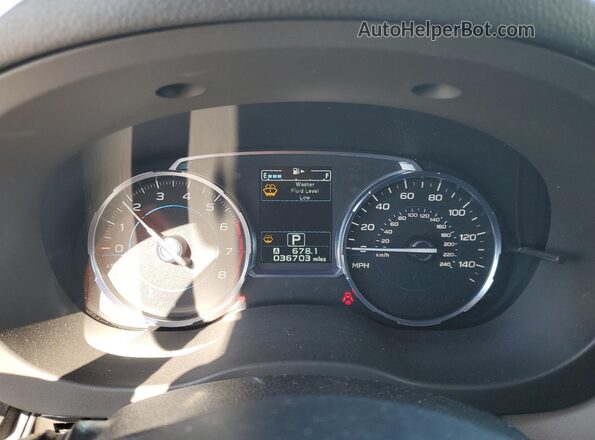 JF2SJALC2HH407768 2017 SUBARU FORESTER 2.5 Silver ხელსაწყოთა პანელის ხედი