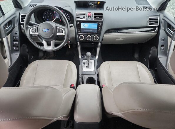 JF2SJARC1HH431647 2017 SUBARU FORESTER 2.5 Угольный Вид панели приборов