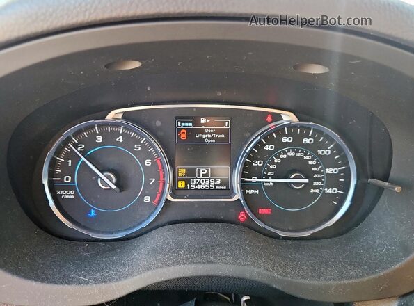 JF2SJATC0HH444639 2017 SUBARU FORESTER 2.5I TO Темно-бордовый Вид щитка приборов